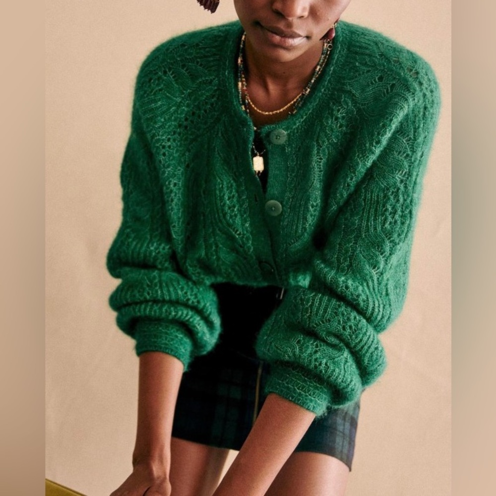 Sezane Alma Jumper - Green XXXL